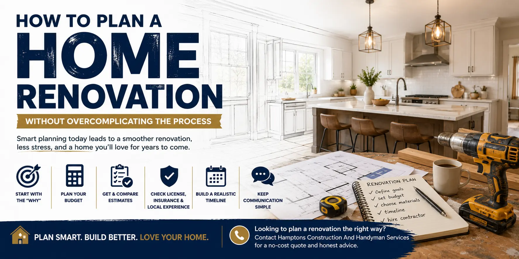 How to Plan a Home Renovation Without Over- Complicating the Process